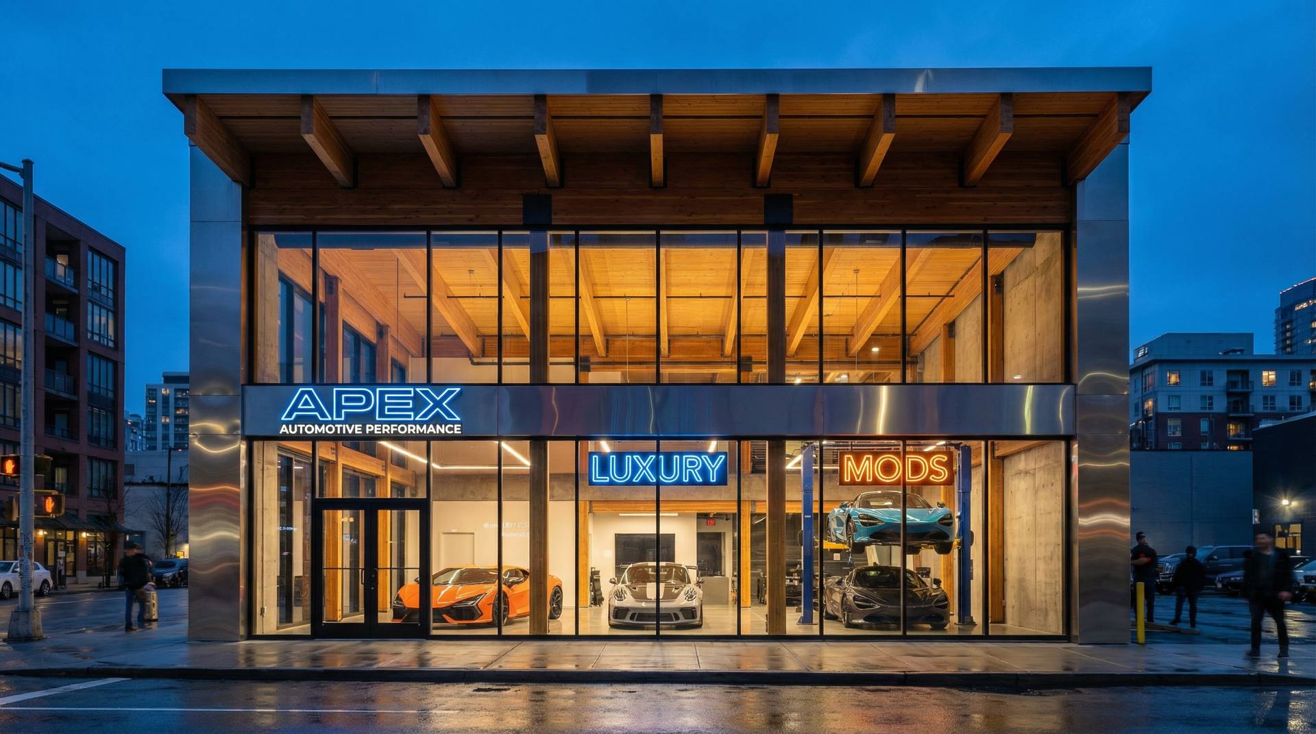 91修车改装公司门店