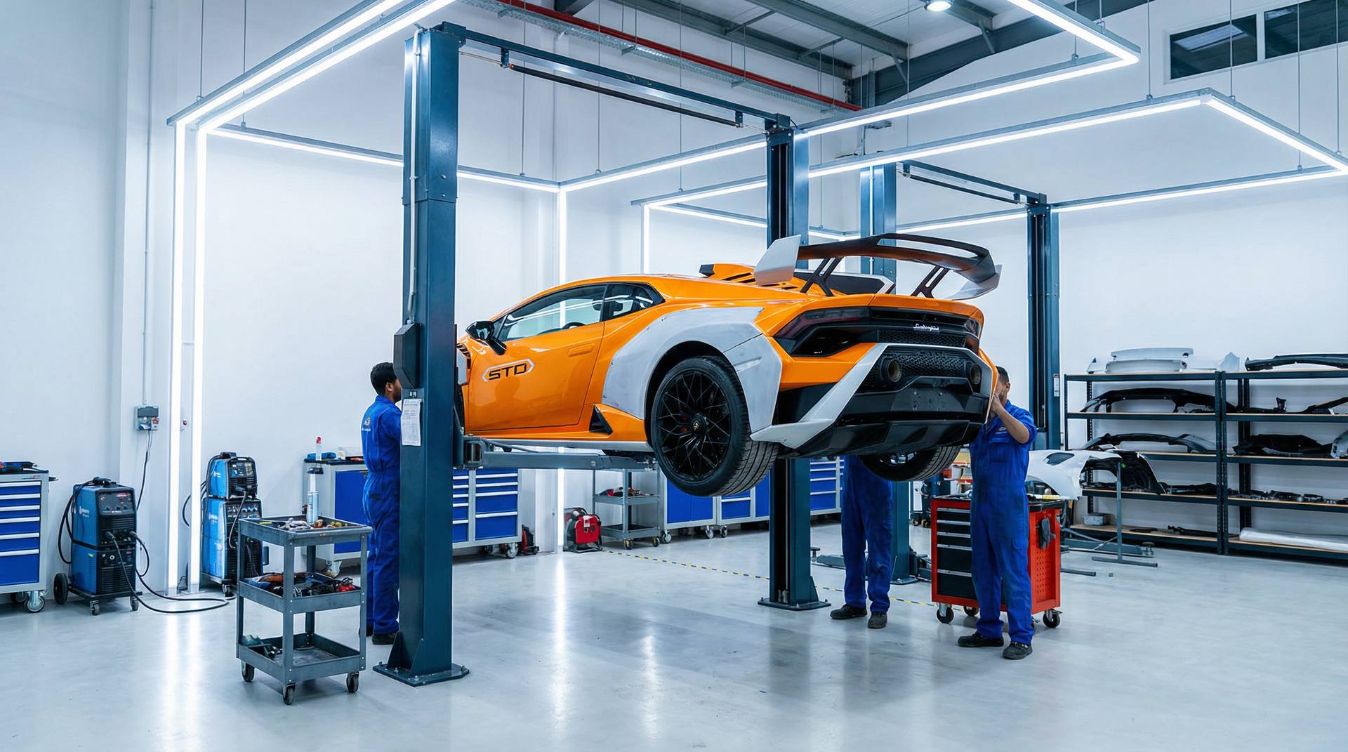 91改装视频-宽体套件安装视频教程